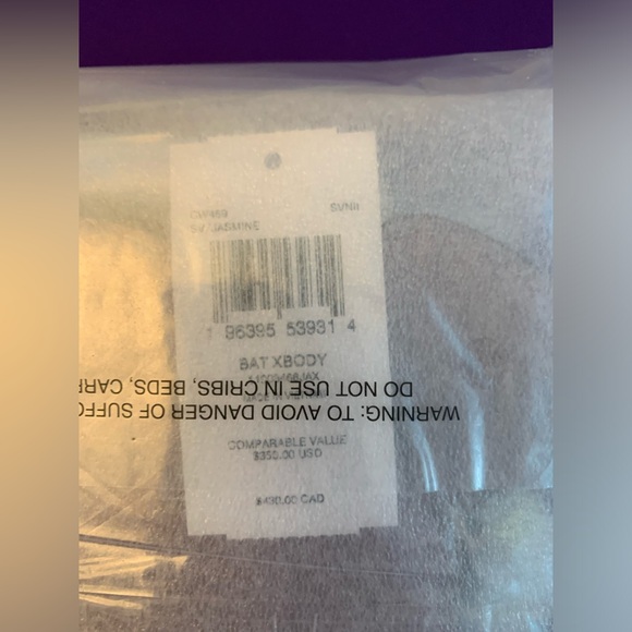 💜🦇Coach Halloween bat crossbody bag purse canteen 2024 NEW IN PACKAGE 🦇💜 - Picture 10 of 10